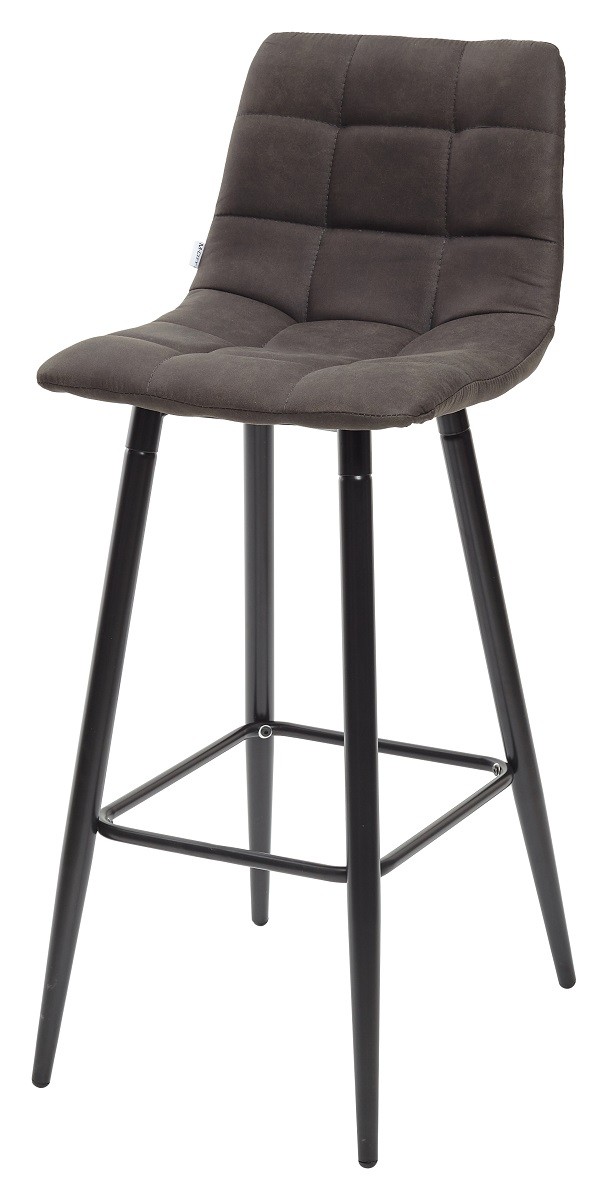 Барный стул SPICE PK-04 темно-серый, ткань микрофибра