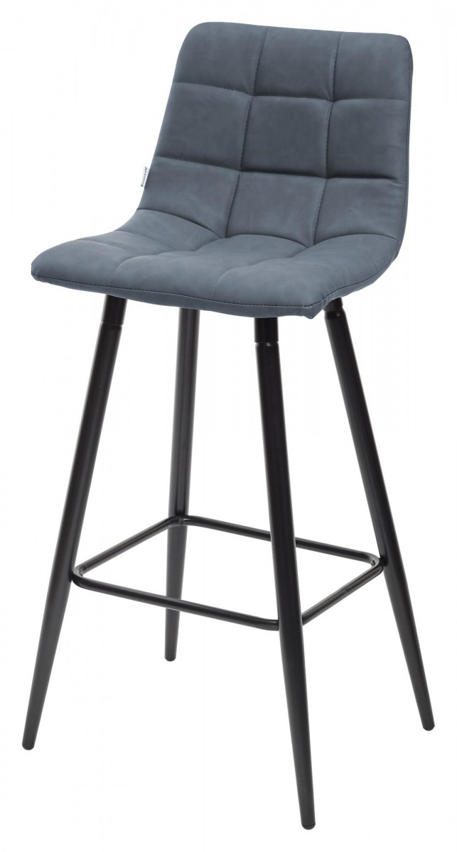 Барный стул SPICE RU-03 синяя сталь, PU