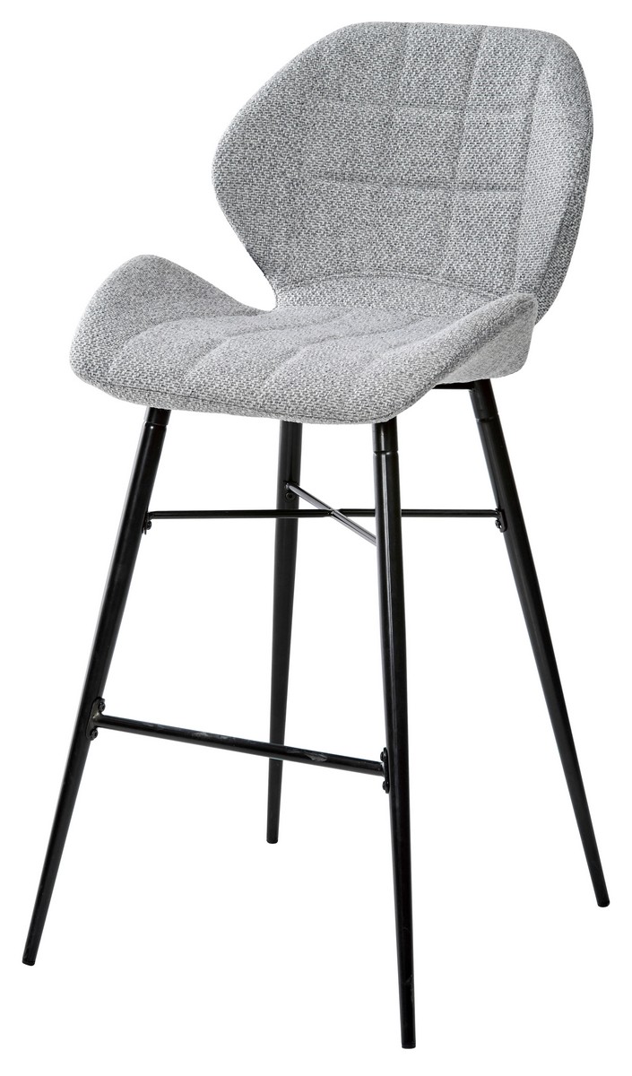 Барный стул MARCEL TRF-08 теплый серый, ткань