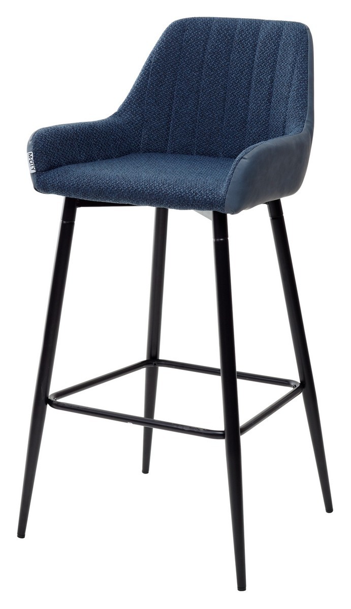 Барный стул PUNCH полночный синий TRF-06/ экокожа синяя сталь RU-03