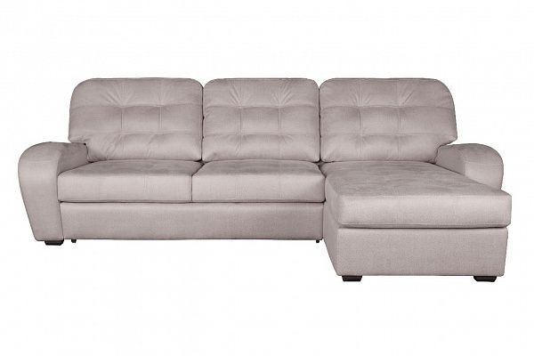 Угловой диван Монреаль с канапе, Бежевый, Ткань Morello Slate