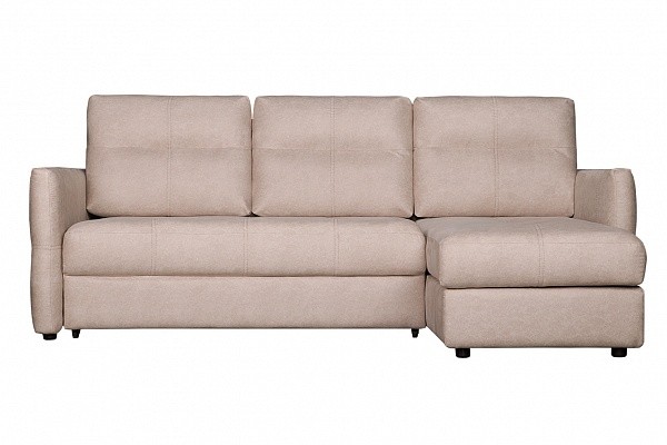 Угловой диван Дрим с канапе 225, Бежевый, Ткань Fulton Cream