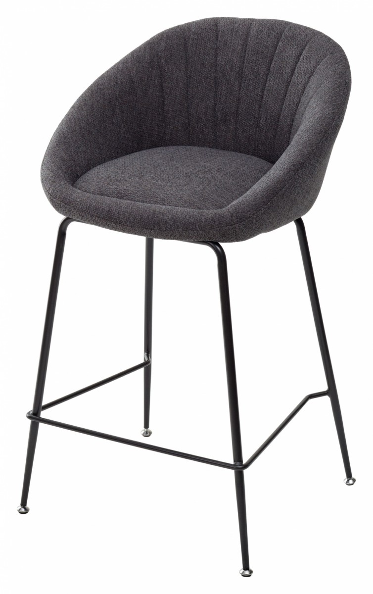 Барный стул ATLAS 9105-24 темно серый  (H=65cm)